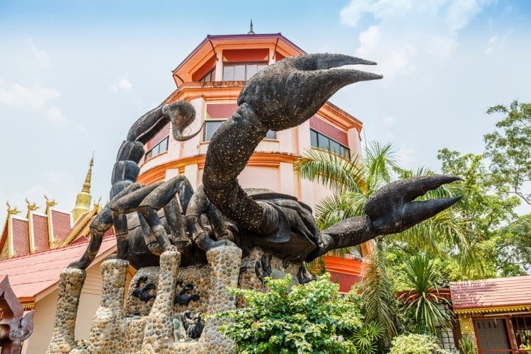 scorpion statue thailand