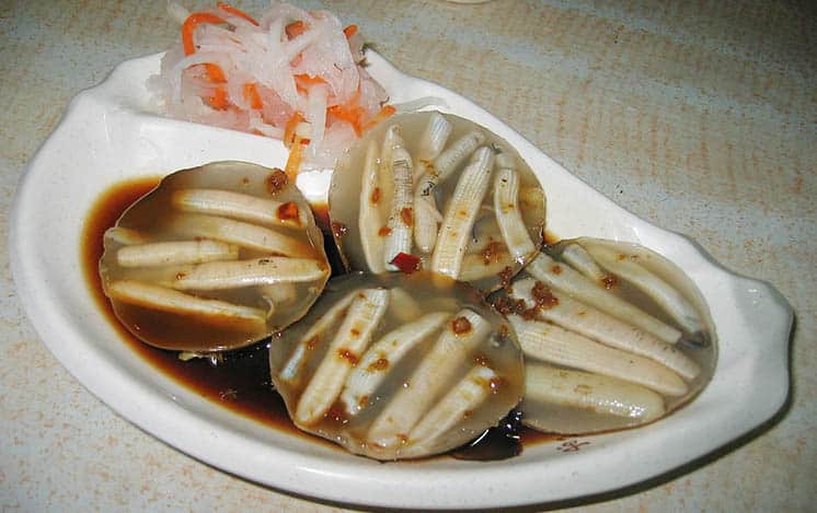 A plate of Sipunculan Worm Jelly