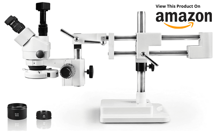 Vision Scientific VS-5FZ-IFR07 Simul-Focal Trinocular Zoom Stereo Microscope